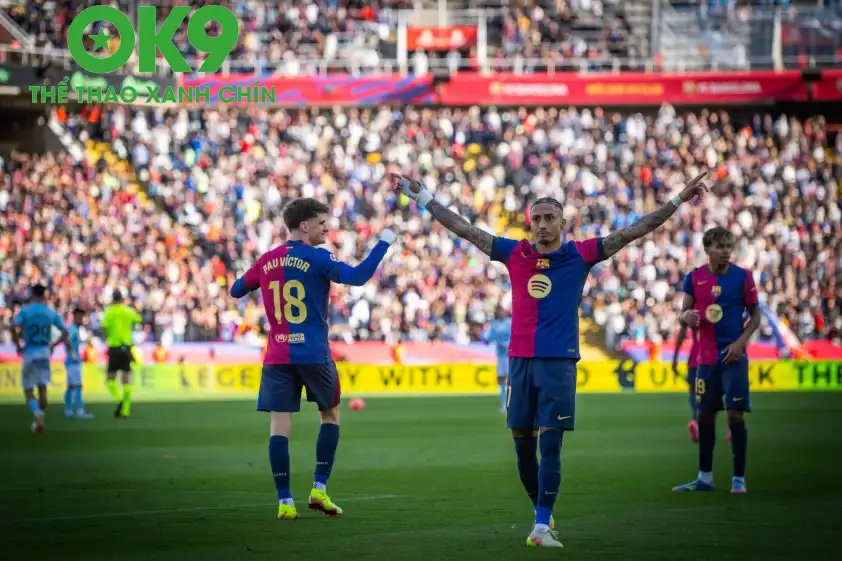 Bất chấp lịch thi đấu dày đặc, các cầu thủ Barca vẫn chơi một thứ bóng đá giàu năng lượng. (Nguồn: Twitter) Bất chấp lịch thi đấu dày đặc, các cầu thủ Barca vẫn chơi một thứ bóng đá giàu năng lượng. (Nguồn: Twitter)